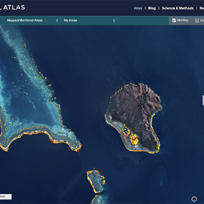 The Allen Coral Atlas Monitoring System, New Caledonia on April 26, 2021